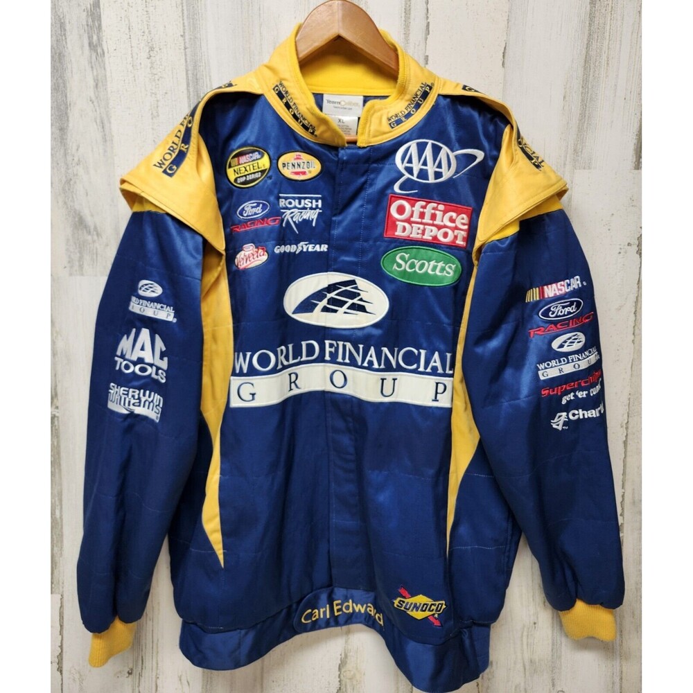 Nascar Jacket XL Carl Edwards #99 World Financial Group Roush Racing